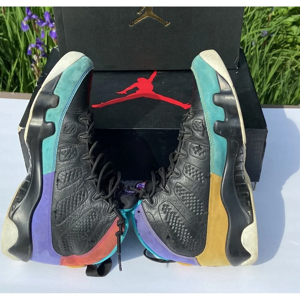 Air Jordan 9‎ Retro Dream It, Do It Size 9.5 Men's 302370 065 Multicolor IX